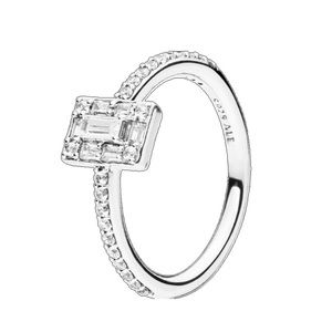 Authentic Pandora sparkling ice halo ring in sterling silver size 7.5 💎